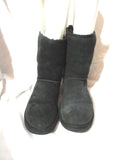 UGG AUSTRALIA 5825 CLASSIC Short Suede Winter BOOTS 7 BLACK Uggs
