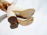 NEW MAISON MARTIN MARGIELA PARIS Split Toe TABI Bootie Boot 36 6 BEIGE Leather Womens