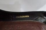 NEW NWT BURBERRY Leather PLATFORM WEDGE WOOD Shoe 36 6 BLACK