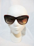 NEW GUCCI  ITALY GG 3191/S CAT'S EYE Sunglasses BROWN RED BLACK