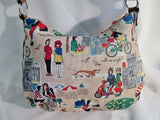 LILY BLOOM Nylon shoulder bag purse crossbody SHOPPAHOLIC Vegan BEIGE TAN Call Me Maybe