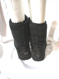 UGG AUSTRALIA 5825 CLASSIC Short Suede Winter BOOTS 7 BLACK Uggs