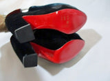 NEW CHRISTIAN LOUBOUTIN Platform Pump 36.5 6 Shoe VELVET MIRROR