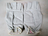 NEW Mens SARANAC TOTAL 10 Leather Workout Cycling Aerobic Fitness Gloves WHITE S