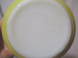 Vintage 1960's YELLOW STRIPE 1.5 Quart Pyrex Mixing Batter Nesting Bowl #407
