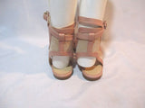 BALENCIAGA LEATHER GLADIATOR ARENA Sandal Shoe PINK BLUSH 36.5