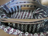 TIGNANELLO Pebbled Leather Shoulder Bag Handbag Satchel Tote CAMEL BROWN Hobo