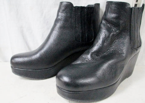 Womens BCBGeneration KAROL Wedge Ankle Bootie BLACK 9.5 BOOT High Heel