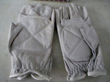 NEW Mens SARANAC Leather Workout Cycling Aerobics Fitness Gloves WHITE M