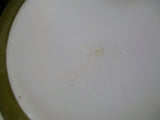 Vtg Set 3 PYREX OVEN WARE Nesting BOWL ATOMIC ERA OLIVE GREEN FLORAL