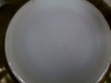 Vtg Set 3 PYREX OVEN WARE Nesting BOWL ATOMIC ERA OLIVE GREEN FLORAL