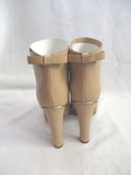 NEW CHLOE TALCO CALF Leather Bootie Ankle Boot 36 TAUPE NIB High Heel