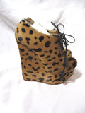 NEW CHARLOTTE OLYMPIA MARTHA Platform Wedge Shoe LEOPARD 36.5