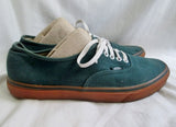 Mens VANS OFF THE WALL Skater Sneaker Tennis Shoe GREEN TEAL 11.5 Fitness