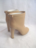 NEW CHLOE TALCO CALF Leather Bootie Ankle Boot 36 TAUPE NIB High Heel