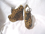 NEW CHARLOTTE OLYMPIA MARTHA Platform Wedge Shoe LEOPARD 36.5