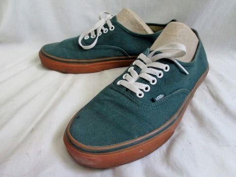 Mens VANS OFF THE WALL Skater Sneaker Tennis Shoe GREEN TEAL 11.5 Fitness