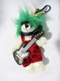 NEW PRADA CHARM BEAR KEYRING Keychain ROCKER TRICK DUKE GUITAR