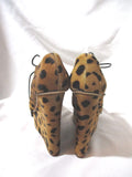 NEW CHARLOTTE OLYMPIA MARTHA Platform Wedge Shoe LEOPARD 36.5
