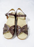 Womens DANSKO Leather Strappy Fisherman Sandal 36 / 6 BROWN Shoe