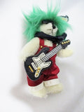 NEW PRADA CHARM BEAR KEYRING Keychain ROCKER TRICK DUKE GUITAR