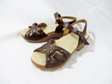 Womens DANSKO Leather Strappy Fisherman Sandal 36 / 6 BROWN Shoe