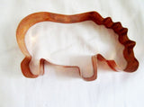 MARTHA STEWART HIPPO HIPPOPOTAMUS ANIMAL COPPER Cookie Cutter Mold Baking Pastry Chef