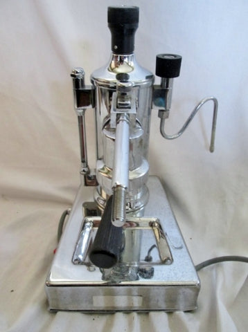 RIVIERA ESPRESSO CAPPUCINO CHROME COFFEE MACHINE MAKER 86 May Work AS IS