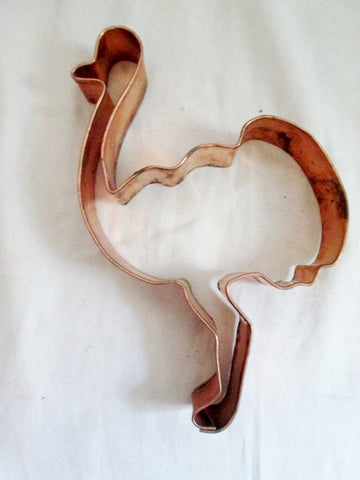MARTHA STEWART OSTRICH BIRD ANIMAL COPPER Cookie Cutter Mold Baking Pastry Chef