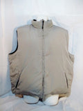 ATHLETA DOWN Puffer Vest Sleeveless Coat Jacket BROWN XL GRAY Reversible Mens Winter Outdoor