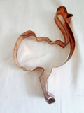 MARTHA STEWART OSTRICH BIRD ANIMAL COPPER Cookie Cutter Mold Baking Pastry Chef