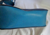 STEVE MADDEN vegan mini satchel shoulder zip crossbody swingpack BLACK TEAL BLUE