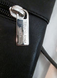 RENATO ANGI FIRENZE Italy BOUTIQUE leather envelope bag flap purse BLACK