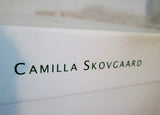 NEW CAMILLA SKOVGAARD Chain Cross-Strap Sandal Shoe 36.5 6 GREIGE NUBUCK