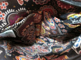 VERA BRADLEY FAN KENSINGTON Quilted Crossbody Hobo Bag Satchel BROWN PAISLEY