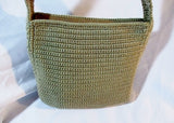 THE SAK Hobo Shoulder Bag Crossbody Macrame Knit CROCHET BEIGE TAN Boho