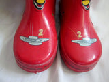 Toddler Childrens Kids DISNEY MICKEY MOUSE RAIN BOOT Wellies Gumboots RED 10