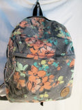 O'NEILL Vegan BACKPACK Rucksack Travel School Book BAG GRAY FLORAL Shoulder