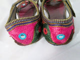 Womens WHATSAPP Colorful Shoe Sandals Woven Festival Embroidered 8.5 Ethnic Boho
