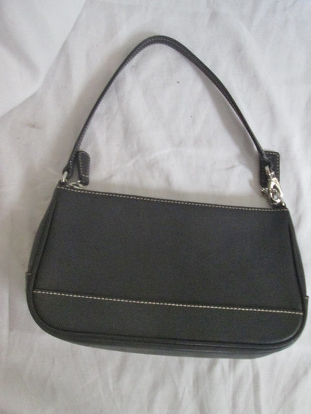 COACH 7785 Leather HAMPTON Handbag Wristlet Pouch Baguette Bag