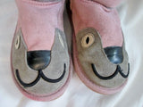 Kids Girls EMU AUSTRALIA LITTLE CREATURES KITTY Suede BOOT Shoe PINK 2 GRAY Winter
