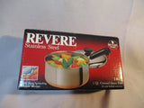 Vintage Rare NIB USA Revere Ware 1 Quart Sauce Pan No. 1401 Copper Bottom NEW