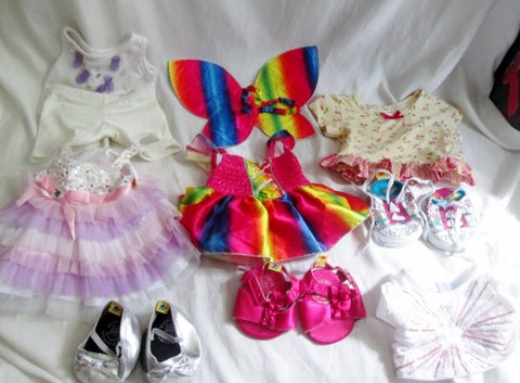 HUGE LOT BUILD-A-BEAR Doll Plushie Clothing Clothes Outfits Shoes Accessories