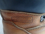 Mens FIVE STAR WATERPROOF Leather HIKING Work Boots Trekking BROWN 10 W