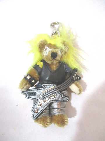 PRADA CHARM STAN BEAR KEYRING Keychain ROCKER TRICK GUITAR