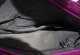 NWT NEW MILANO SERIES GLITTER TOTE Market Bag Beach Book Carryall PINK FUSCHIA