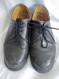 Mens DR. DOC MARTENS DM LEATHER Loafer Industrial Shoes BLACK 8 Cyberpunk