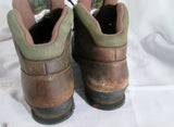 Mens TIMBERLAND 95100 WATERPROOF EURO HIKER Leather Boot 11.5 BROWN GREEN Trek