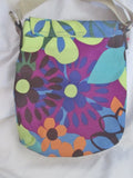 LILY BLOOM Signature Shoulder Bag Vegan Crossbody Swingpack Purse FLORAL MULTI