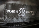 ROBIN RUTH Signature Sao Paulo Brazil Vegan Hobo Shoulder Bag BLACK RED WHITE L